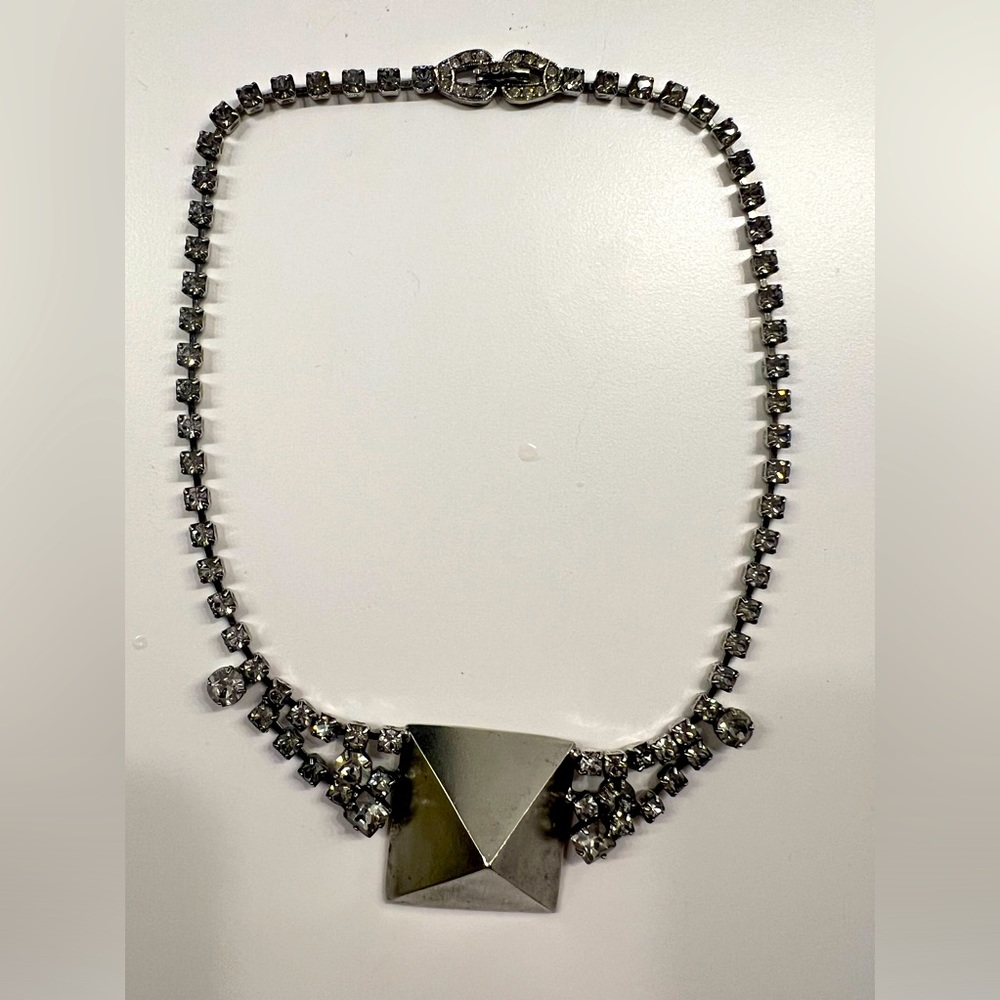Tom Binns rhinestone choker necklace
